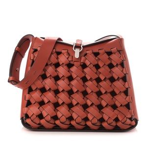 [Sold] Salvatore Ferragamo Ganchini Woven Tote